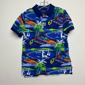 Ralph Lauren 'Bermuda' Boys Kids Sailing Motor Racing Polo 67  Oct 14 21 Shirt 6
